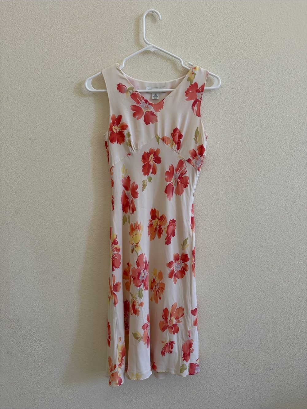 Floral Sleeveless Midi Dress
